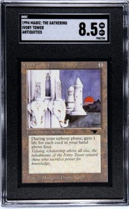 1994 Magic: The Gathering Antiquities Ivory Tower SGC 8.5 NM MINT+ - Picture 1 of 1