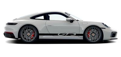 Juego de calcomanías gráficas a rayas laterales personalizadas Porsche 911 2020-2025 992 GT3 Foto 1 de 4