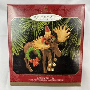 Hallmark Keepsake Ornament Leading The Way Folk Art Americana Collection 1997 - Picture 1 of 7