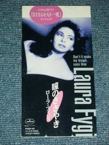 LAURA FYGI Japan '92 PROMO NM Tall 3" CD Single DON'T IT MAKE MY BROWN EYES BLUE - Imagen 1 de 6
