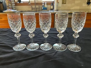 (5) Vintage Waterford Kristall Powerscourt Sherry Gläser - Bild 1 von 13