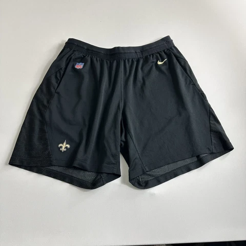 Nike NFL On Field N.O. Saints Player Performance Practice Shorts Mens Size 2XL Cover