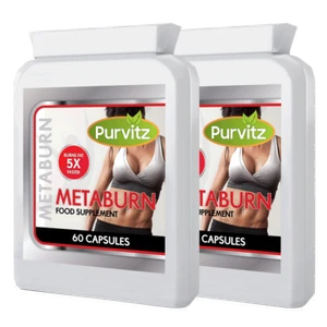 120 Purvitz Metaburn Strong Fat Burn Capsules Fast Acting Slimming Weight Loss - Picture 1 of 1