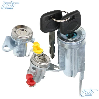 Ignition Switch & Door Lock Cylinder Set w/2Keys Fit Toyota Corolla 1993-1997 - Image 1 of 4
