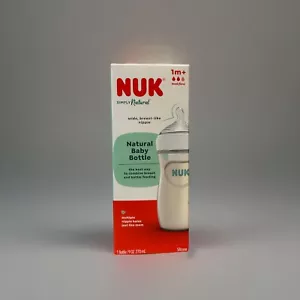 Simply Natural Nuk Breast and Bottle 1+m Medium Flow 9 oz 270 ml BRAND NEW - Picture 1 of 5