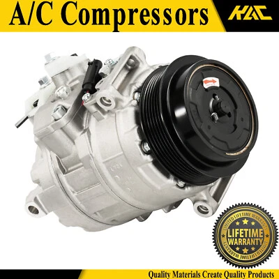 AC A/C Compressor For Mercedes Benz C230 CLK350 SLK350 E350 AMG 1010806 10348790 Foto 1 de 4