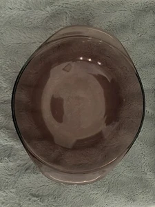 Vintage 1970's Pyrex Round Casserole 023 Cranberry 1.5LBowl - Picture 1 of 3