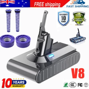 9500mAh Battery For Dyson V8 All Series SV10 Absolute V8 Animal Cordless /Filter - Picture 1 of 20