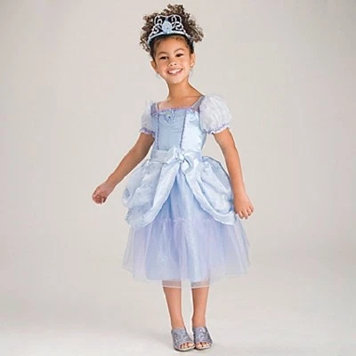 CINDERELLA~Blue~Princess~COSTUME~Girls 4 (XS)~NWT~Disney Store - Image 1 of 4
