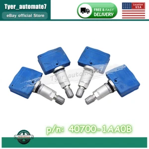 TPMS 40700-1AA0B Fit For Nissan Infiniti Tire Pressure Monitoring Sensor 4PCS - Picture 1 of 10