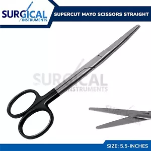 Forbici SuperCut Mayo Dissecting 5,5" dritte chirurgiche veterinarie grado tedesco - Foto 1 di 3