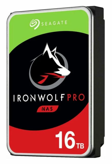 Seagate IronWolf Pro 16TB Internal 7200RPM 3.5" (ST16000NE000) HDD