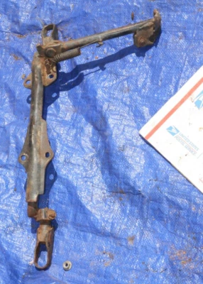 Honda SL100 K1 1970-71 Motosport OEM reposapiés con soporte de patada Foto 1 de 3