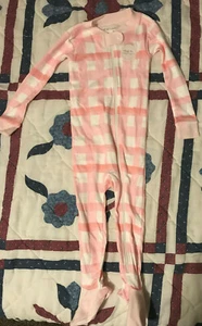 Burt's Bees Pink Footed Zip Sleeper 18 months - Picture 1 of 5