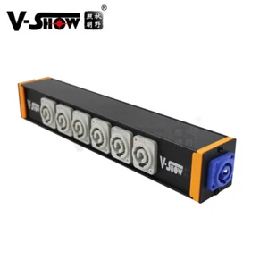 V-Show 6 Port Powercon Power Distribution Output Box for Stage Light - Picture 1 of 9