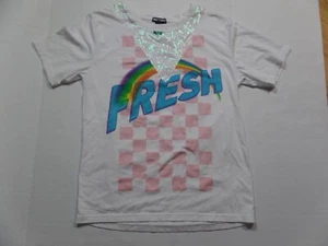 HOT TOPIC FRESH RAINBOW T-SHIRT, MEDIUM - Picture 1 of 8