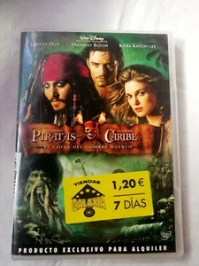 Piratas del Caribe El Cofre del Hombre Muerto DVD Johnny Depp Orlando Bloom pal - Imagen 1 de 6