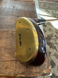 John Ofer Hickory Shaft Wood Putter 35” Neumann Leather Pistol Grip - Picture 1 of 15