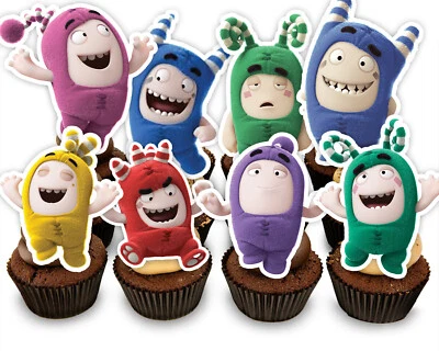 ODDBODS cake topper cupcake birthday party supplies favor centerpiece decoration - Image 1 of 4