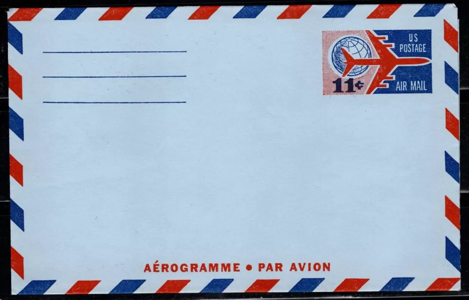 #UC35 Jet Aerogramme (Folded) - MInt - Image 1 of 1