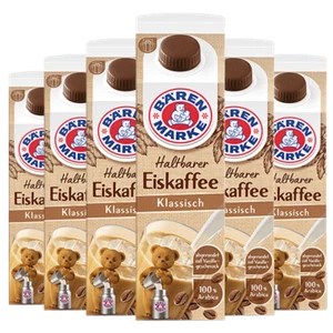 Bärenmarke Eiskaffee Klassisch, 1,8% Fett, 6er Pack - Bild 1 von 1