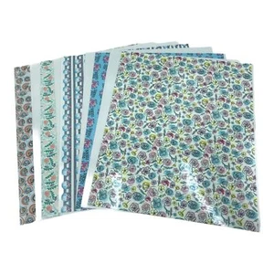 9 Sheets Floral Bundle Htv 12"x10" Iron on T-shirt Heat Vinyl Transfer Sheets - Picture 1 of 6