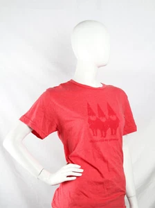 David & Goliath Chillin With My Gnomies $38 CAD Rare Ladies SM Red Gnome T-Shirt - Picture 1 of 1