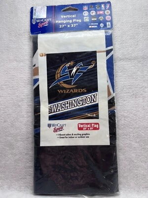 Washington Wizards - Vertical Banner Flag 27 x 37 - 032085887542 - WinCraft - Image 1 of 4