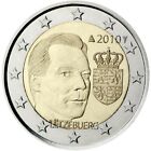 Luxembourg 2 Euro Coin 2010 Unc Coat Of Arms Of The Grand Duke