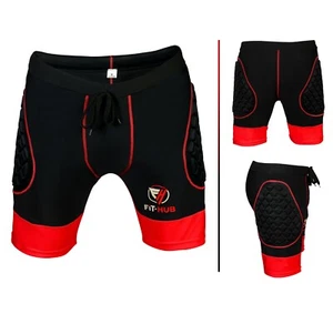 Goalie Shorts Training Neoprene Padded Football Goal Keeping Soccer Kit Bib UK - Picture 1 of 6