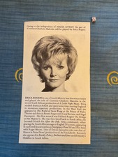 VINTAGE Erica Rogers ACTRESS PHOTO Theatre Item