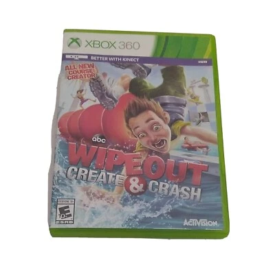 Wipeout Create & Crash Microsoft Xbox 360 abc  Activision  endemol  Bink Video - Image 1 of 4