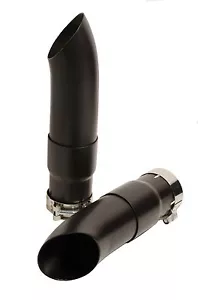 1995-2016 Harley Davidson Road King Radiant Cycles Shorty GP Exhaust BLACK - Bild 1 von 4