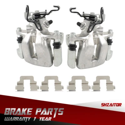 Rear Brake Calipers w/Bracket For Audi A3 2006-2008 Volkswagen l5 2005-2010 - Image 1 of 4