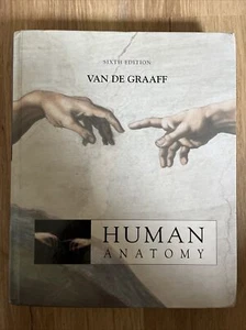 Human Anatomy by Kent M. Van De Graaff 2002 Hardcover Used Book for A&P Classes - Imagen 1 de 1