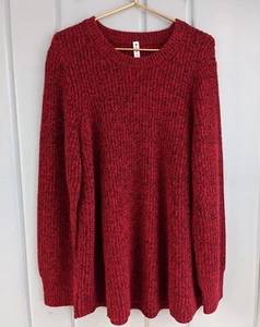 Suéter Athleta Sierra Crew para mujer XL Chucky mezcla de lana rojo negro columpio 599671 - Imagen 1 de 17