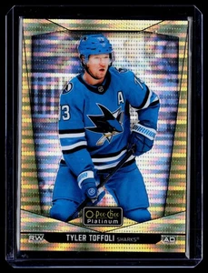 2024-25 OPC Platinum Tyler Toffoli Opc Seismic Gold /50 - Sharks - Picture 1 of 3