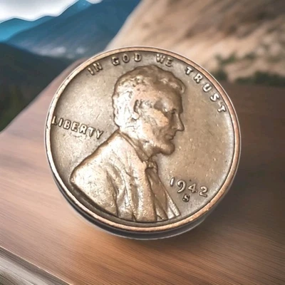  1942 S  Lincoln Wheat Cent / Penny  - Image 1 of 4