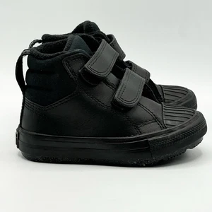 Converse All Star Leder schwarz Berkshire Stiefel leicht anzuziehen neu ohne Karton - Kleinkind US 7 - Bild 1 von 11