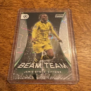Topps 2024 Chrome Stadium Club CL No. BT-JBG Jamie Bynoe-Gittens Beam Team SSP - Bild 1 von 7