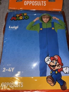Nuevo con etiquetas Disfraz Opuestos Super Mario Luigi Niños Talla 2-4 años - Imagen 1 de 2