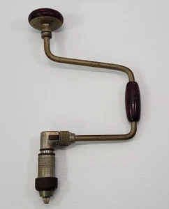 *X) Vintage Pexto Bit Brace Ratchet Drill Auger 8014E USA 16" Tool - Picture 1 of 16