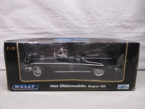 Welly 1955 Oldsmobile Super 88 1/18 JJ Black - Picture 1 of 2