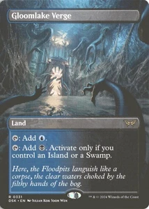MTG Gloomlake Verge (0331) *Non-Foil* Borderless Duskmourn MT/NM kostenloser Versand - Bild 1 von 2