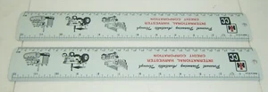 2 Vintage NOS International Harvester Credit Corporation 12” Rulers - Picture 1 of 9
