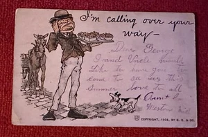 Vintage Copyright 1905 Comic Postkarte  - Bild 1 von 2