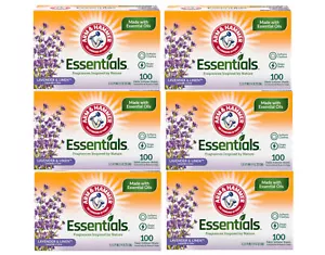 Arm & Hammer 6-Pack Dryer Sheets, Lavender & Linen Scent, 100 Ct Each - Picture 1 of 4