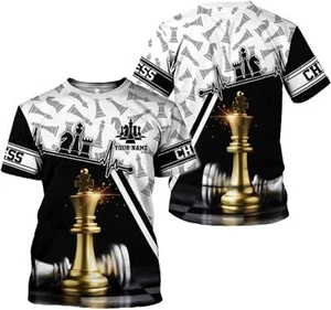 Personalized Chess Shirt Gifts for Chess Lovers, Chess Shirts for Men Women Gift - Picture 1 of 4