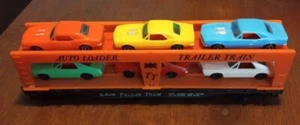 TYCO Nenngröße H0 AUTO LADER & 6 MUSCLE CARS Frisco TT Anhängerzug KEINE BOX - Bild 1 von 6