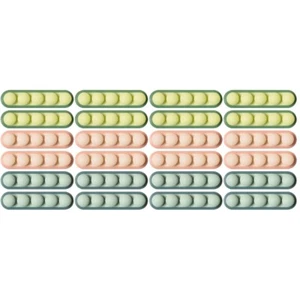 4 Pack Kabelmanager Kabelhalter Für Schreibtisch Desktop-Kabelhalter - Afbeelding 1 van 12